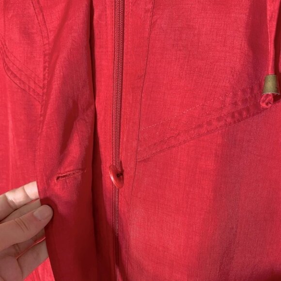Vintage Nuage Red Wind Breaker Jacket M - Picture 5 of 8